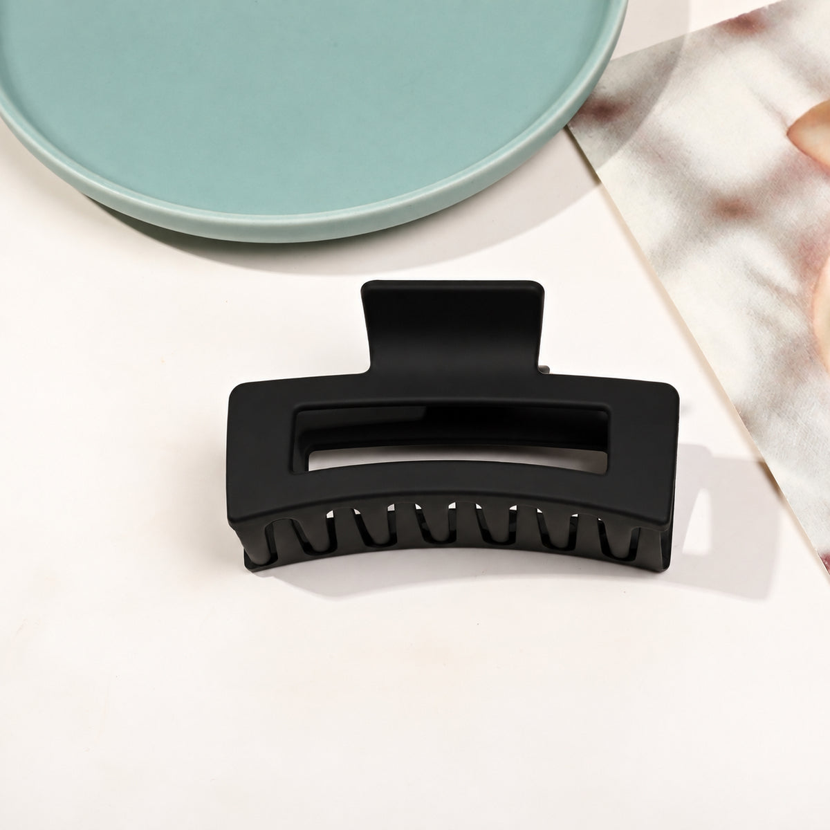 Matte Square Hair Claw Clip
