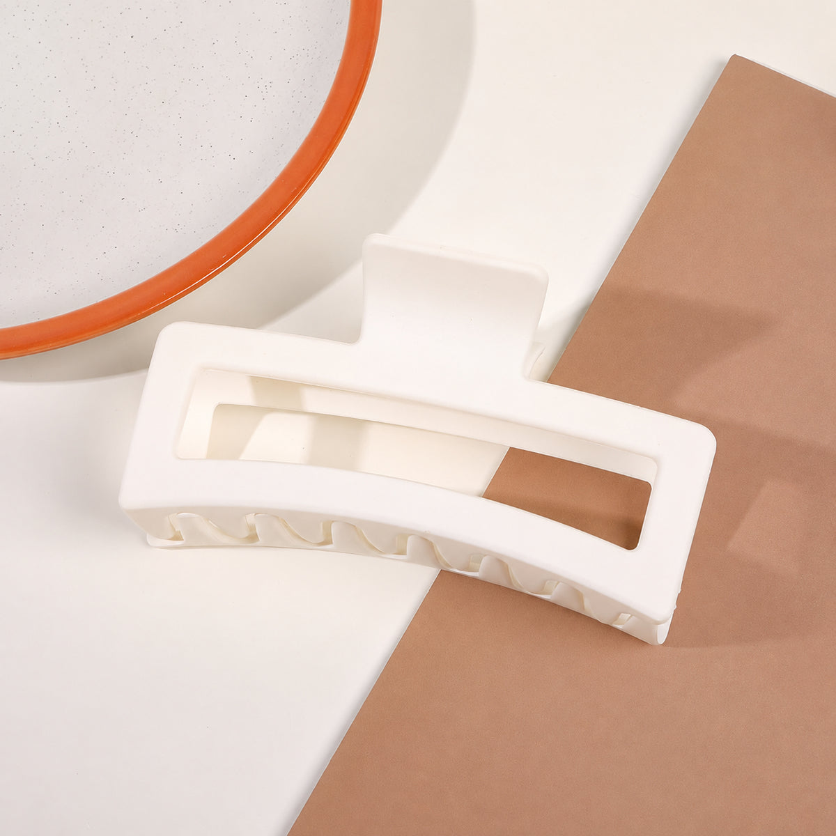 Matte Square Hair Claw Clip